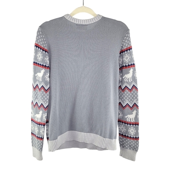 Game of Thrones 'Winter is Here' Knit Fair Isle Crew Neck Sweater Women's Size M - Picture 3 of 8